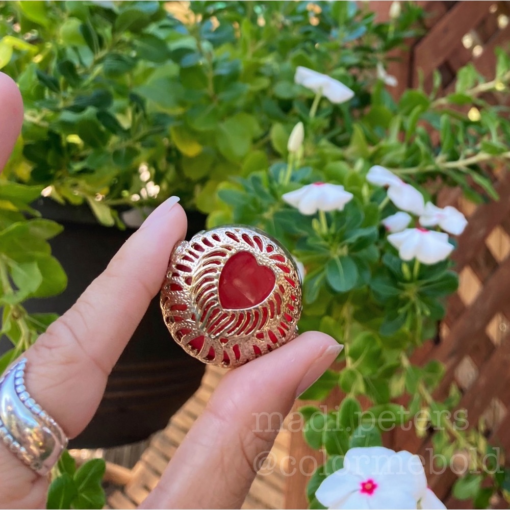 Kendra Scott Claire Ring in Pink Agate - Picture 9 of 10